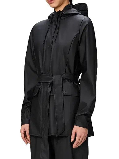 Rains Women's Curve Hooded Jacket | Thumbnail 4 Rains Women's Curve Hooded Jacket | Thumbnail 4