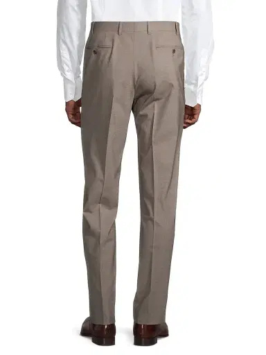 Canali Men's Stretch Wool Trousers - Light Brown - Size 32 | Thumbnail 5 Canali Men's Stretch Wool Trousers - Light Brown - Size 32 | Thumbnail 5