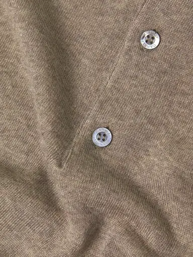 Canali Men's Heathered Merino Wool Modern-Fit Polo Shirt | Thumbnail 6 Canali Men's Heathered Merino Wool Modern-Fit Polo Shirt | Thumbnail 6