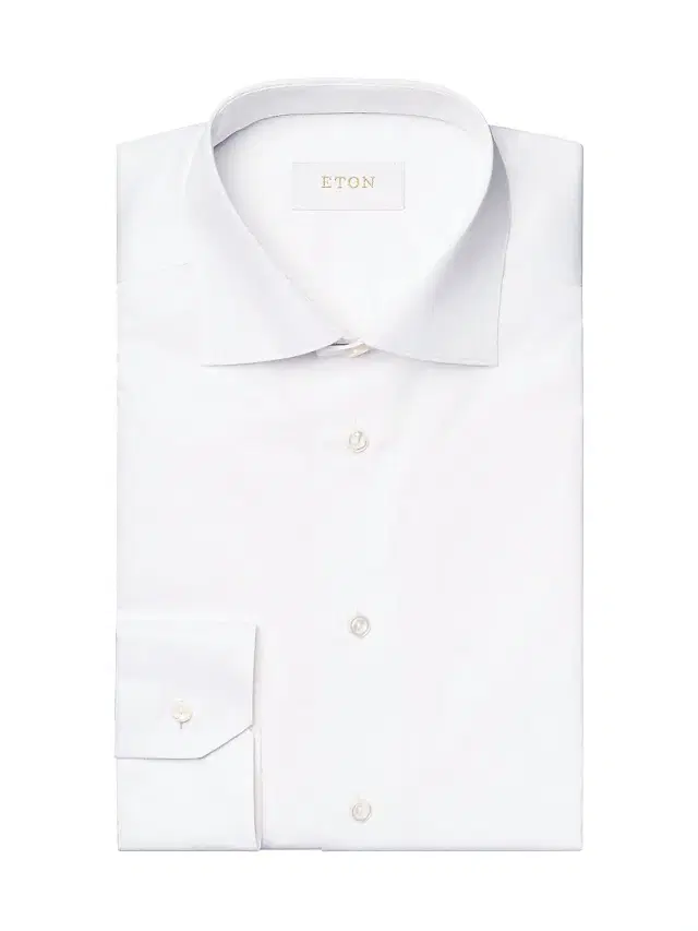 Men's Contemporary-Fit Elevated Twill Dress Shirt - White Men's Contemporary-Fit Elevated Twill Dress Shirt - White
