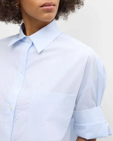 TWP Next Ex Cropped Shirt in Superfine Cotton | Thumbnail 5 TWP Next Ex Cropped Shirt in Superfine Cotton | Thumbnail 5
