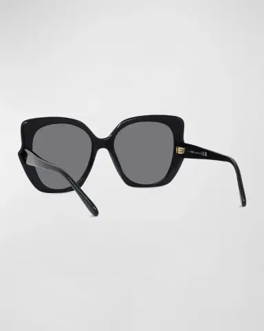 LOEWE Logo Acetate Butterfly Sunglasses | Thumbnail 2 LOEWE Logo Acetate Butterfly Sunglasses | Thumbnail 2