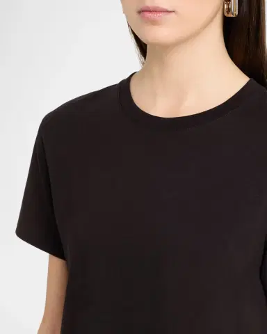 Vince Short-Sleeve Pima Cotton Crewneck T-Shirt | Thumbnail 5 Vince Short-Sleeve Pima Cotton Crewneck T-Shirt | Thumbnail 5