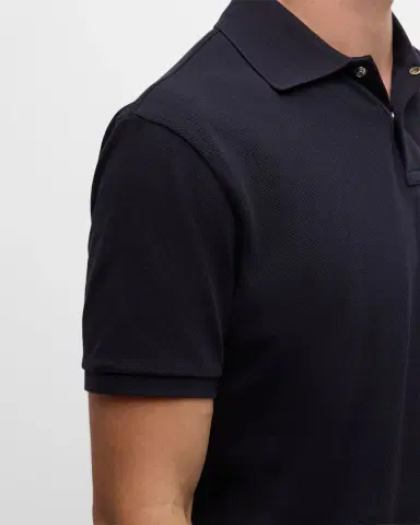 Moncler Men's Small Logo Polo Shirt | Thumbnail 5 Moncler Men's Small Logo Polo Shirt | Thumbnail 5