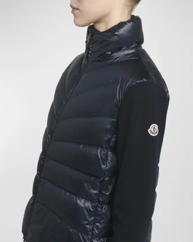 Moncler Lightweight Wool Puffer Cardigan | Thumbnail 5 Moncler Lightweight Wool Puffer Cardigan | Thumbnail 5