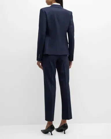 Lafayette 148 New York Pick Stitch Stretch Wool Blazer | Thumbnail 6 Lafayette 148 New York Pick Stitch Stretch Wool Blazer | Thumbnail 6