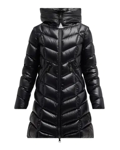 Moncler Marus Long Chevron-Quilted Jacket | Thumbnail 1 Moncler Marus Long Chevron-Quilted Jacket | Thumbnail 1