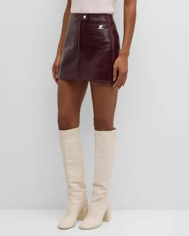 Courrèges Reedition Vinyl Mini Skirt | Thumbnail 2 Courrèges Reedition Vinyl Mini Skirt | Thumbnail 2