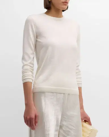 Ralph Lauren Collection Cashmere Crewneck Sweater | Thumbnail 4 Ralph Lauren Collection Cashmere Crewneck Sweater | Thumbnail 4