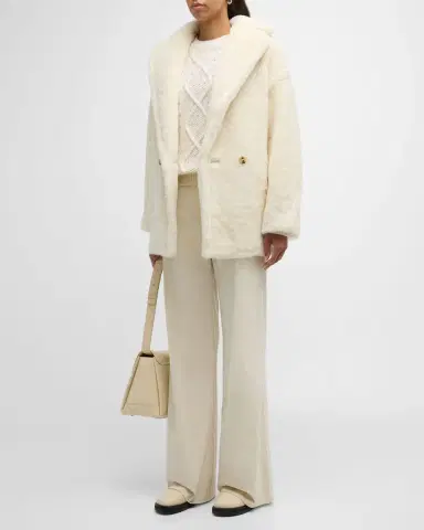 Max Mara Olga Double-Breasted Wool Coat | Thumbnail 3 Max Mara Olga Double-Breasted Wool Coat | Thumbnail 3