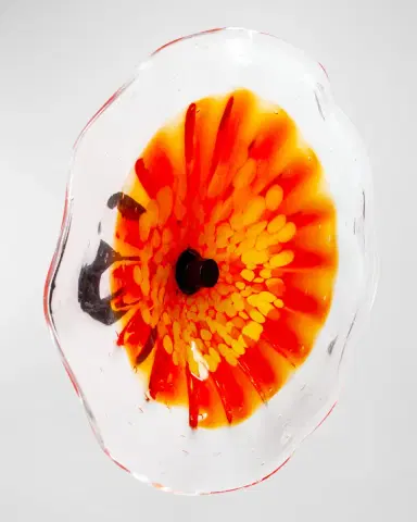 Dale Tiffany Milagra Art Glass Wall Decor, 12" Round | Thumbnail 3 Dale Tiffany Milagra Art Glass Wall Decor, 12" Round | Thumbnail 3