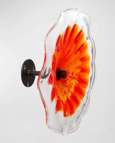 Dale Tiffany Milagra Art Glass Wall Decor, 12" Round | Thumbnail 4 Dale Tiffany Milagra Art Glass Wall Decor, 12" Round | Thumbnail 4