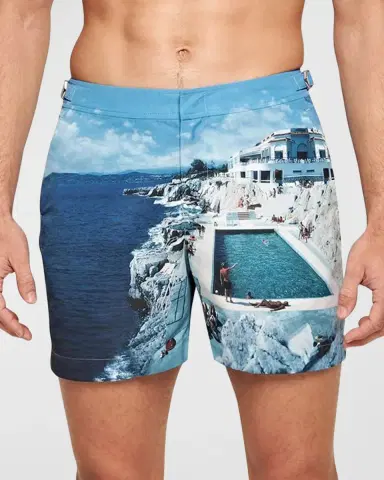 Orlebar Brown Men 's Bulldog Hulton Getty Swim Shorts | Thumbnail 2 Orlebar Brown Men 's Bulldog Hulton Getty Swim Shorts | Thumbnail 2