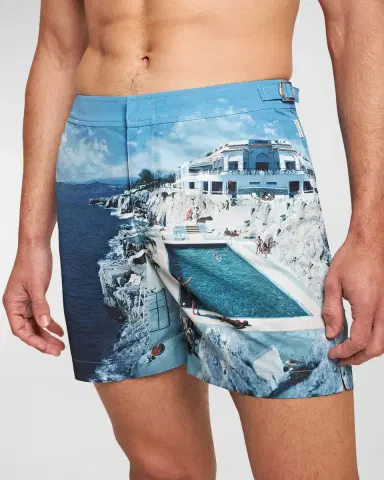 Orlebar Brown Men 's Bulldog Hulton Getty Swim Shorts | Thumbnail 4 Orlebar Brown Men 's Bulldog Hulton Getty Swim Shorts | Thumbnail 4