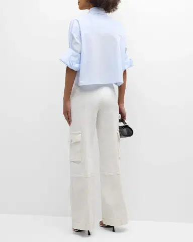 TWP Coop Cotton Twill Topstitched Cargo Pants | Thumbnail 6 TWP Coop Cotton Twill Topstitched Cargo Pants | Thumbnail 6