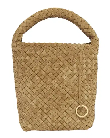 Bottega Veneta Cabat Suede Cashmere Bucket Bag | Thumbnail 1 Bottega Veneta Cabat Suede Cashmere Bucket Bag | Thumbnail 1