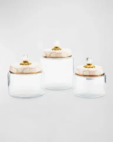 MacKenzie-Childs Rosy Check Kitchen Canister | Thumbnail 2 MacKenzie-Childs Rosy Check Kitchen Canister | Thumbnail 2