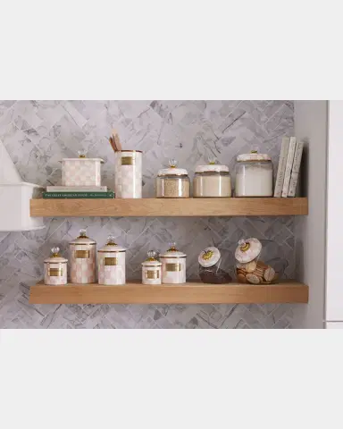 MacKenzie-Childs Rosy Check Kitchen Canister | Thumbnail 4 MacKenzie-Childs Rosy Check Kitchen Canister | Thumbnail 4
