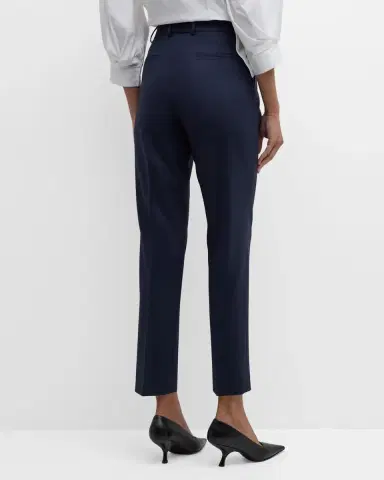 Lafayette 148 New York Clinton Cropped Stretch Wool Pants | Thumbnail 3 Lafayette 148 New York Clinton Cropped Stretch Wool Pants | Thumbnail 3