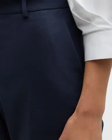 Lafayette 148 New York Clinton Cropped Stretch Wool Pants | Thumbnail 5 Lafayette 148 New York Clinton Cropped Stretch Wool Pants | Thumbnail 5
