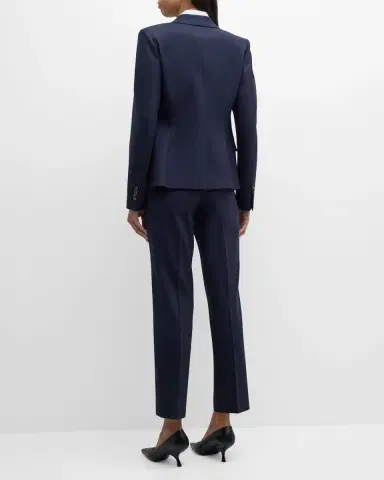 Lafayette 148 New York Clinton Cropped Stretch Wool Pants | Thumbnail 6 Lafayette 148 New York Clinton Cropped Stretch Wool Pants | Thumbnail 6