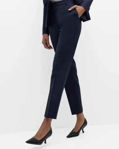 Lafayette 148 New York Clinton Cropped Stretch Wool Pants | Thumbnail 7 Lafayette 148 New York Clinton Cropped Stretch Wool Pants | Thumbnail 7