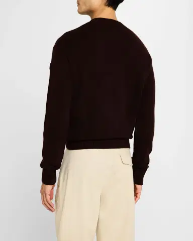 Moncler Men's Wool-Cashmere Sweater | Thumbnail 3 Moncler Men's Wool-Cashmere Sweater | Thumbnail 3