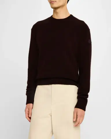 Moncler Men's Wool-Cashmere Sweater | Thumbnail 4 Moncler Men's Wool-Cashmere Sweater | Thumbnail 4