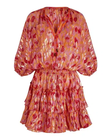 Vilebrequin Abstract Leopard Printed Silk Mini Dress | Thumbnail 1 Vilebrequin Abstract Leopard Printed Silk Mini Dress | Thumbnail 1