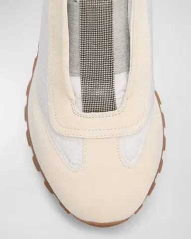 Brunello Cucinelli Monili Laceless Trainer Sneakers | Thumbnail 6 Brunello Cucinelli Monili Laceless Trainer Sneakers | Thumbnail 6