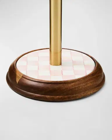 MacKenzie-Childs Rosy Check Wood Paper Towel Holder | Thumbnail 4 MacKenzie-Childs Rosy Check Wood Paper Towel Holder | Thumbnail 4