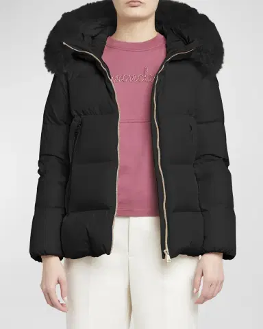 Moncler Laiche Short Puffer Parka Jacket | Thumbnail 2 Moncler Laiche Short Puffer Parka Jacket | Thumbnail 2