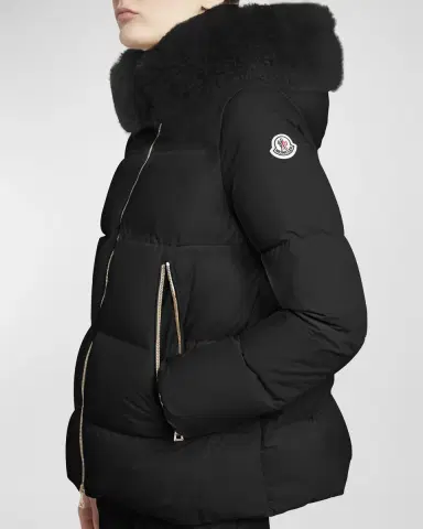 Moncler Laiche Short Puffer Parka Jacket | Thumbnail 5 Moncler Laiche Short Puffer Parka Jacket | Thumbnail 5