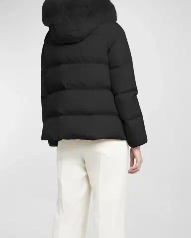 Moncler Laiche Short Puffer Parka Jacket | Thumbnail 6 Moncler Laiche Short Puffer Parka Jacket | Thumbnail 6