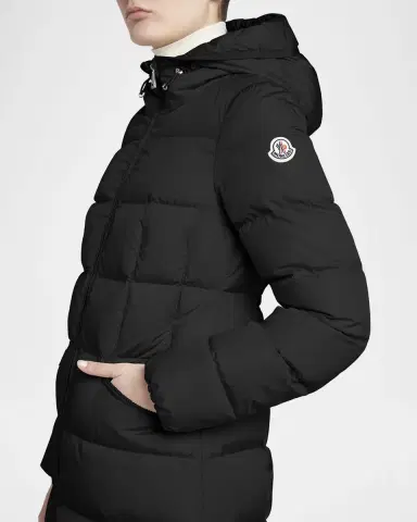Moncler Avocette Water-Repellent Long Puffer Coat | Thumbnail 5 Moncler Avocette Water-Repellent Long Puffer Coat | Thumbnail 5