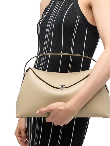 Toteme Women's T-Lock Leather Top Handle Bag - | Thumbnail 3 Toteme Women's T-Lock Leather Top Handle Bag - | Thumbnail 3