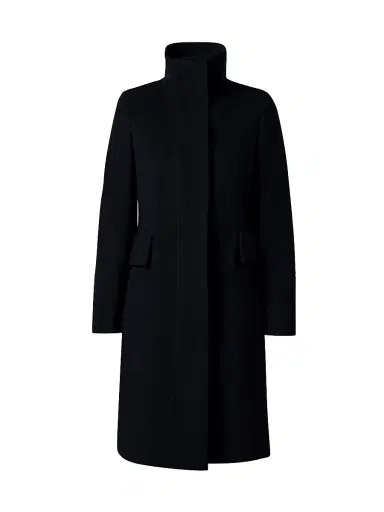 Akris punto Women's Long Wool-Blend Coat - Black - Size 14 | Thumbnail 1 Akris punto Women's Long Wool-Blend Coat - Black - Size 14 | Thumbnail 1