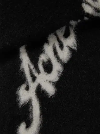 Acne Studios Men's Volly Jumbo Logo Scarf | Thumbnail 2 Acne Studios Men's Volly Jumbo Logo Scarf | Thumbnail 2