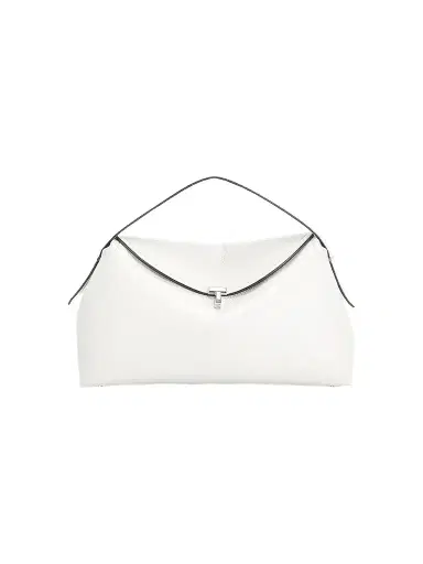 TOTEME Women's T-Lock Leather Top-Handle Bag | Thumbnail 1 TOTEME Women's T-Lock Leather Top-Handle Bag | Thumbnail 1