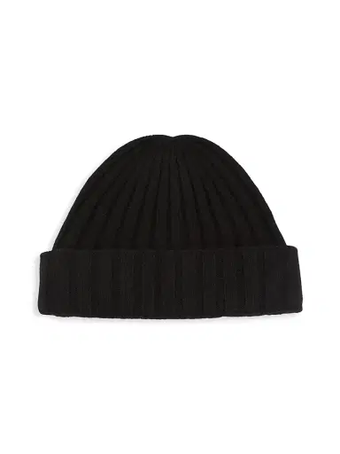Toteme Women's Ps24 Rib-Knit Cashmere Beanie - Black | Thumbnail 1 Toteme Women's Ps24 Rib-Knit Cashmere Beanie - Black | Thumbnail 1