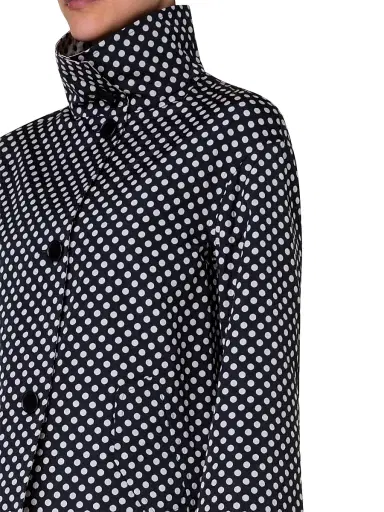 Akris punto Women's Polka Dot Cropped Jacket - Black Cream - Size 18 | Thumbnail 7 Akris punto Women's Polka Dot Cropped Jacket - Black Cream - Size 18 | Thumbnail 7