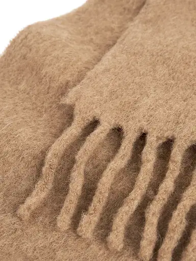 Toteme Women's Teddy Wool-Blend Scarf - Beige | Thumbnail 2 Toteme Women's Teddy Wool-Blend Scarf - Beige | Thumbnail 2