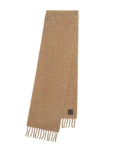 Toteme Women's Teddy Wool-Blend Scarf - Beige | Thumbnail 1 Toteme Women's Teddy Wool-Blend Scarf - Beige | Thumbnail 1