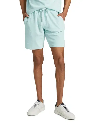 Vilebrequin Men's Terry Cloth Sweat Shorts - Pacific | Thumbnail 3 Vilebrequin Men's Terry Cloth Sweat Shorts - Pacific | Thumbnail 3