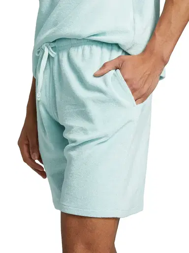 Vilebrequin Men's Terry Cloth Sweat Shorts - Pacific | Thumbnail 6 Vilebrequin Men's Terry Cloth Sweat Shorts - Pacific | Thumbnail 6