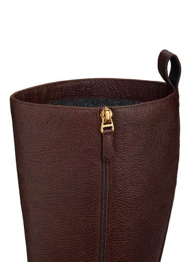 BALLY Women's Goran Lug Sole Riding Boots - Brownie - Size 10.5 | Thumbnail 5 BALLY Women's Goran Lug Sole Riding Boots - Brownie - Size 10.5 | Thumbnail 5