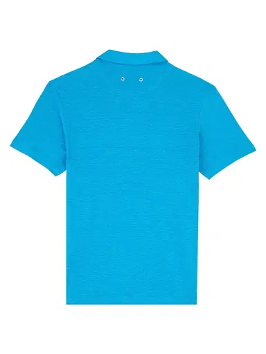 Vilebrequin Men's Pyramid Linen Polo Shirt | Thumbnail 3 Vilebrequin Men's Pyramid Linen Polo Shirt | Thumbnail 3