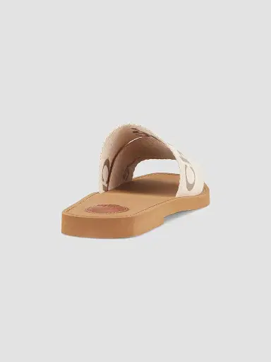Chloé Women's Woody Logo Slide Sandals - Blushy Beige | Thumbnail 3 Chloé Women's Woody Logo Slide Sandals - Blushy Beige | Thumbnail 3