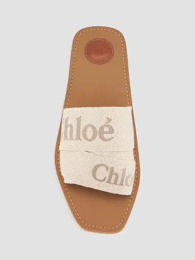 Chloé Women's Woody Logo Slide Sandals - Blushy Beige | Thumbnail 5 Chloé Women's Woody Logo Slide Sandals - Blushy Beige | Thumbnail 5