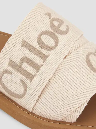 Chloé Women's Woody Logo Slide Sandals - Blushy Beige | Thumbnail 6 Chloé Women's Woody Logo Slide Sandals - Blushy Beige | Thumbnail 6